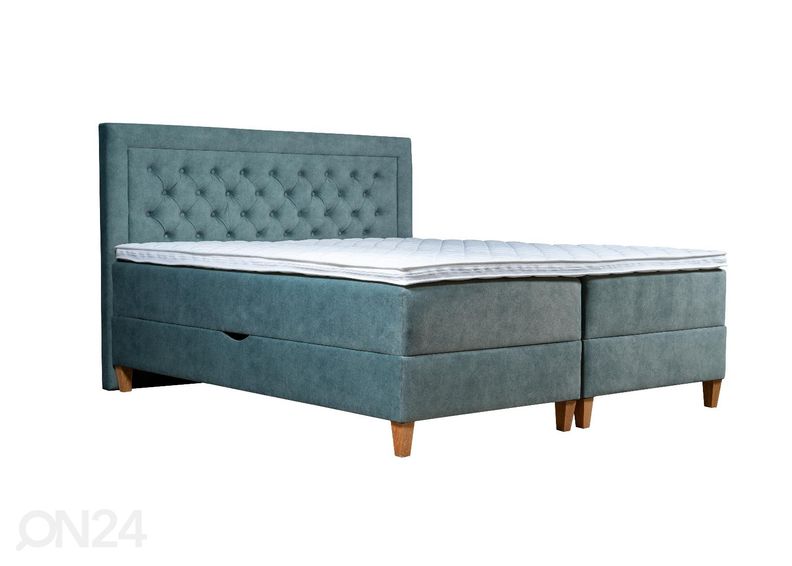 Sime Beds pesukastiga kontinentaalvoodi Marleen 140x210cm suurendatud