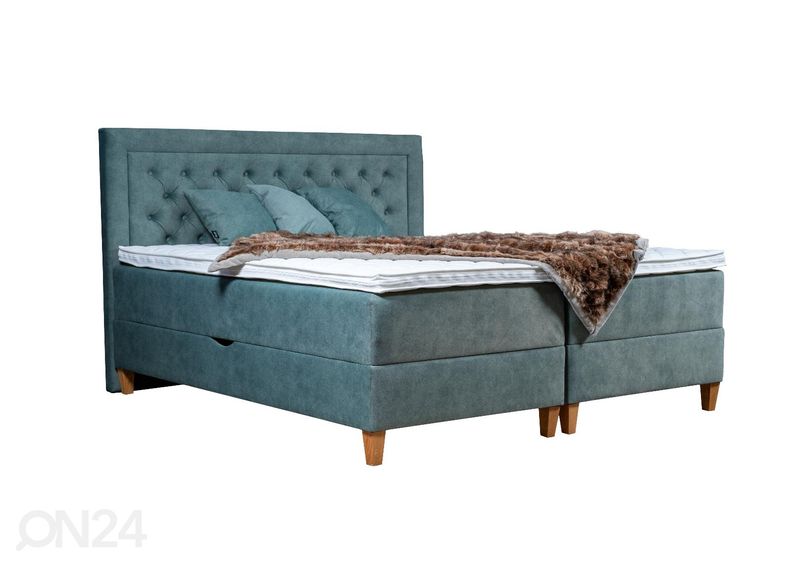 Sime Beds pesukastiga kontinentaalvoodi Marleen 140x210cm suurendatud