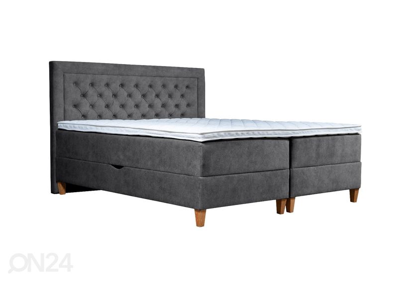 Sime Beds pesukastiga kontinentaalvoodi Marleen 200x200cm suurendatud