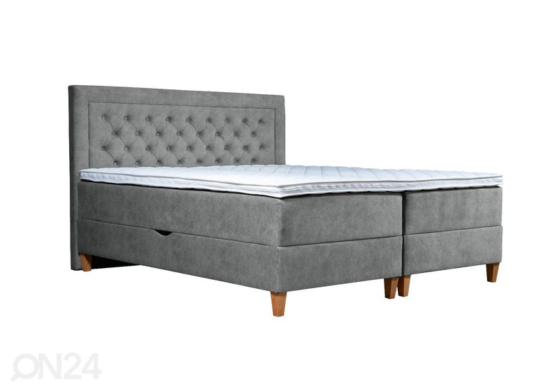 Sime Beds pesukastiga kontinentaalvoodi Marleen 200x200cm suurendatud