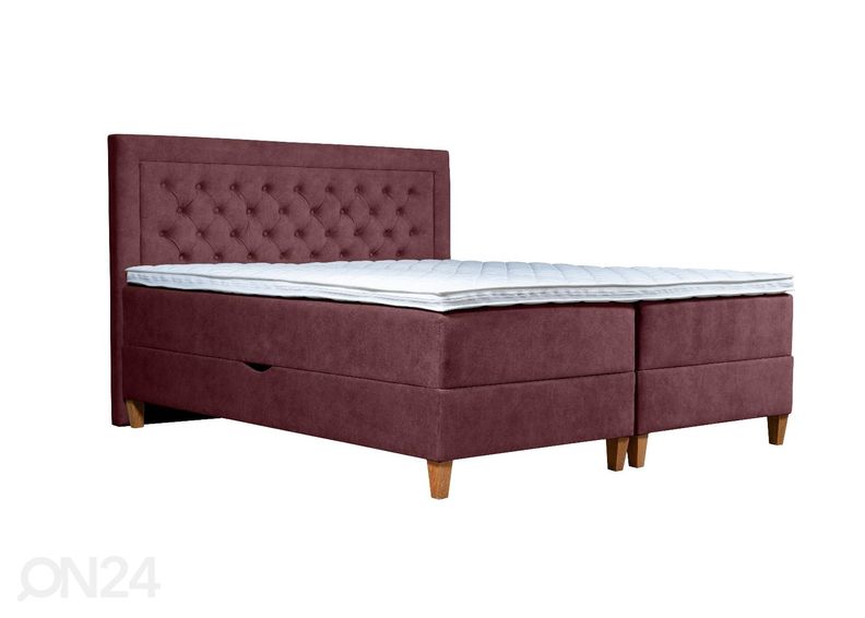Sime Beds pesukastiga kontinentaalvoodi Marleen 200x210cm suurendatud