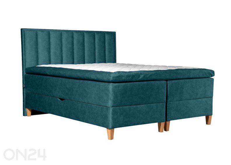 Sime Beds pesukastiga kontinentaalvoodi Mileen 200x200 cm suurendatud