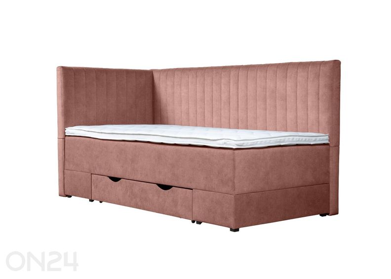 Sime Beds pesukastiga voodi Nora 80x190 cm suurendatud