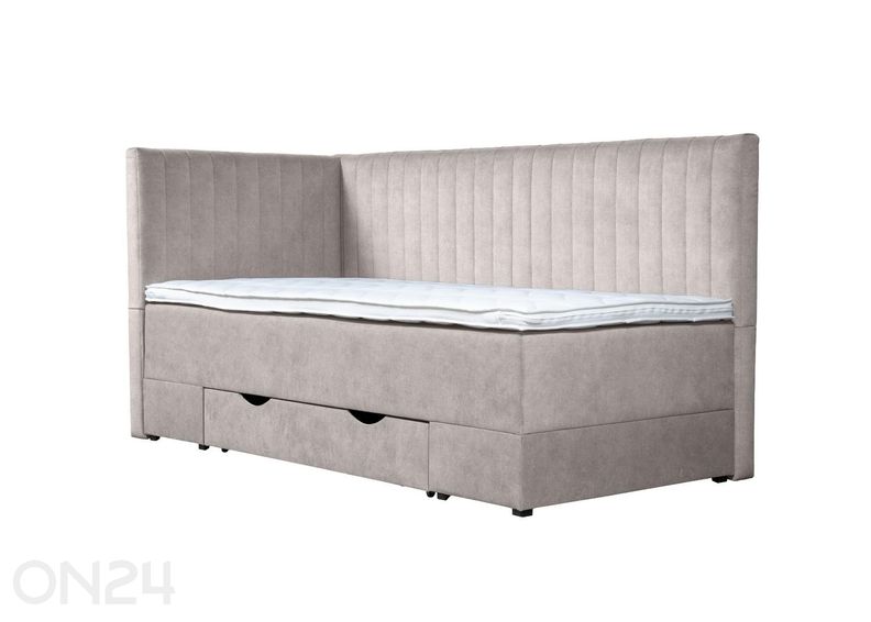 Sime Beds pesukastiga voodi Nora 80x190 cm suurendatud