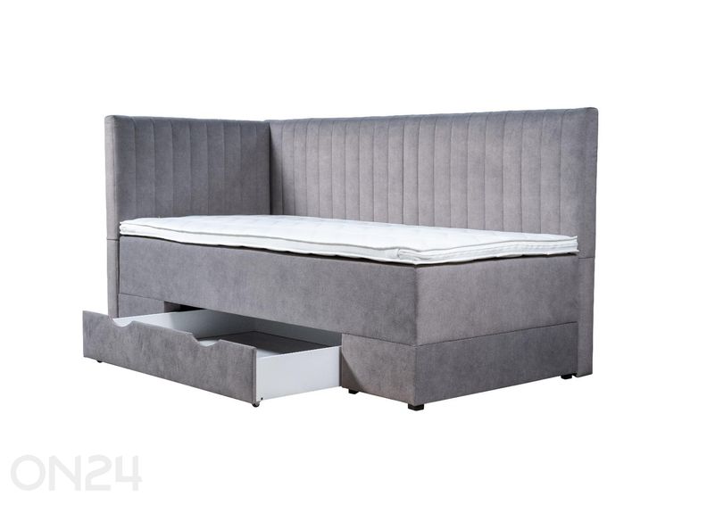 Sime Beds pesukastiga voodi Nora 80x190 cm suurendatud