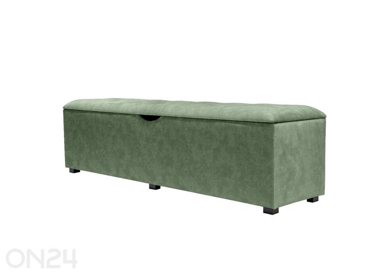 Sime Beds tumba panipaigaga LINEA Nööp 90 cm suurendatud