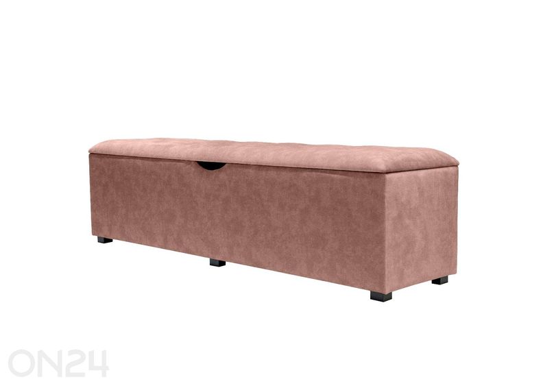 Sime Beds tumba panipaigaga LINEA Nööp 90 cm suurendatud