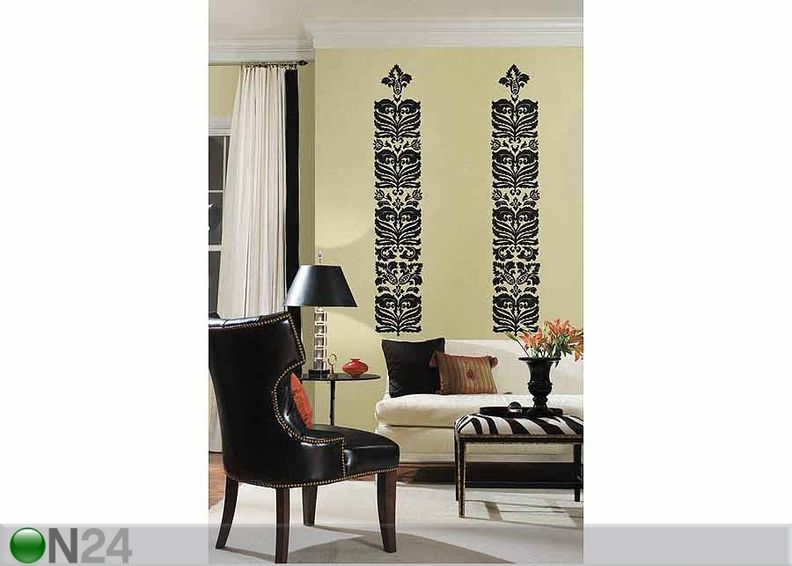 Sisustuskleebis Black Decor suurendatud