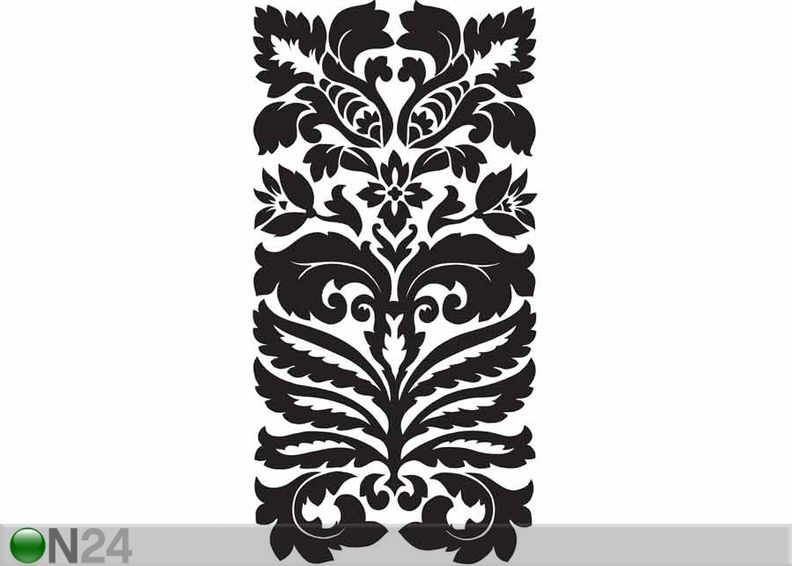 Sisustuskleebis Black Decor suurendatud
