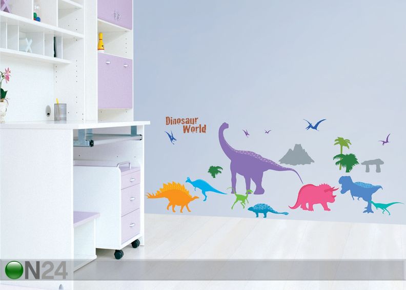 Sisustuskleebis Dinosaurused suurendatud