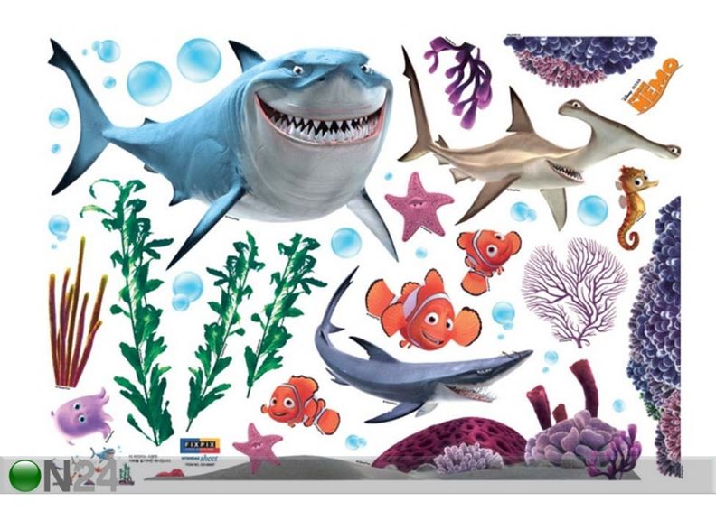 Sisustuskleebis Kalapoeg Nemo suurendatud