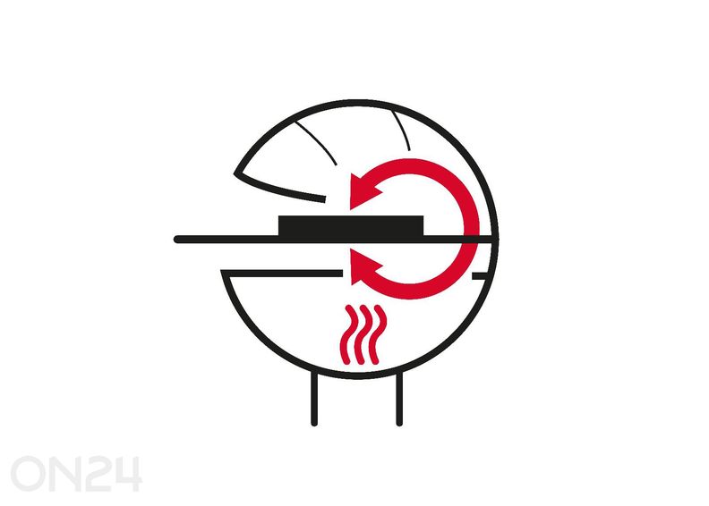 Söegrilli kaas-reflektor Barbecook Dome Ø 43 cm suurendatud