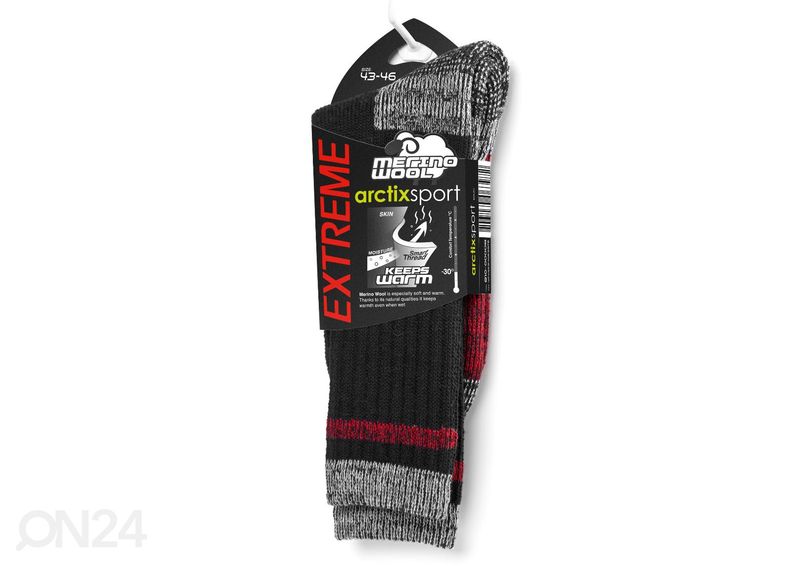 Sokid kalameestele/jahimeestele Arctix Extreme 43-46 suurendatud