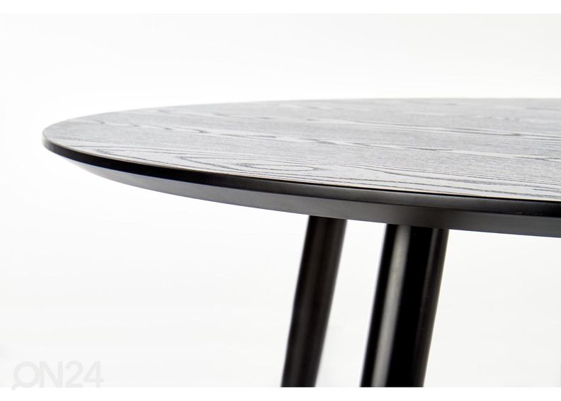 Söögilaud Ø 120 cm suurendatud