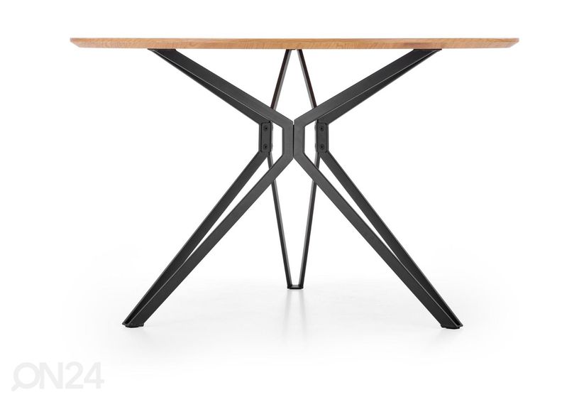 Söögilaud Ø 120 cm suurendatud