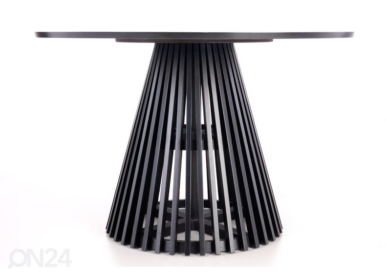 Söögilaud Ø 120 cm suurendatud