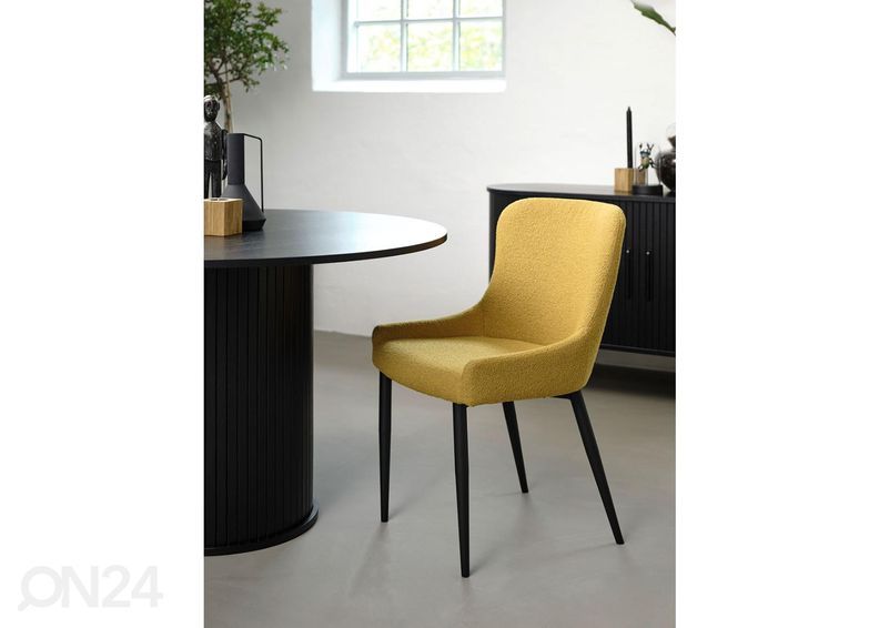 Söögilaud Ø 120 cm suurendatud