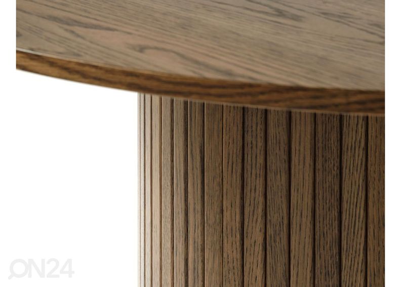 Söögilaud Ø 120 cm suurendatud