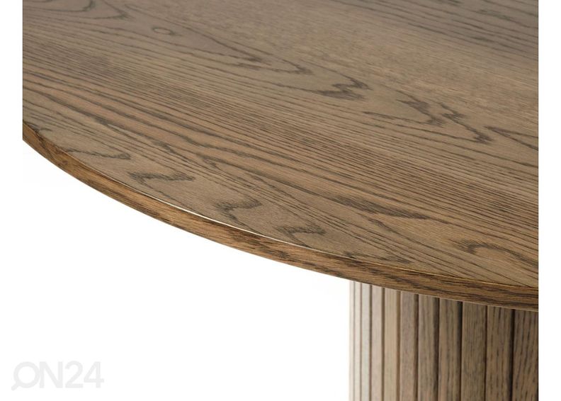 Söögilaud Ø 120 cm suurendatud