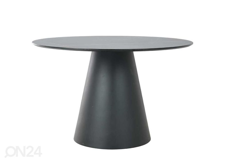 Söögilaud Ø 120 cm suurendatud