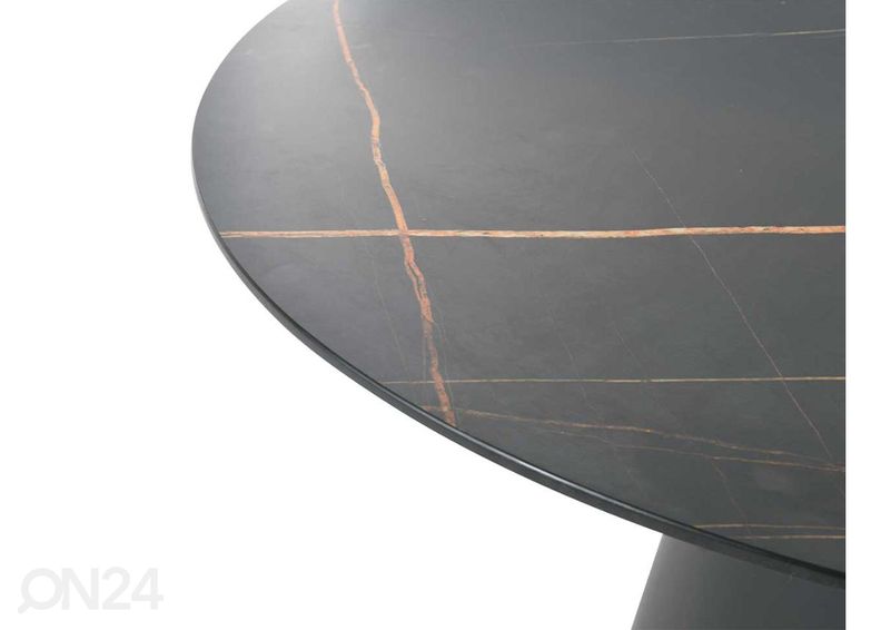 Söögilaud Ø 120 cm suurendatud