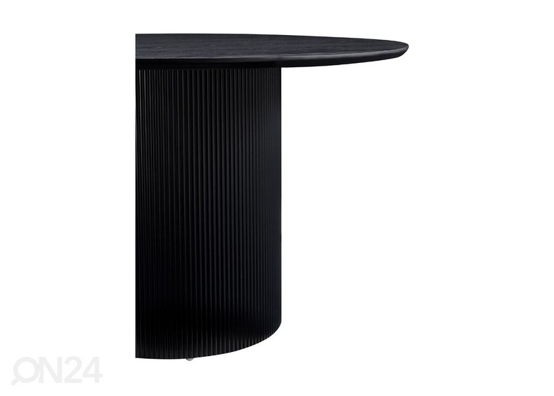 Söögilaud Ø 120 cm suurendatud