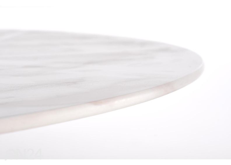 Söögilaud Ø 90 cm suurendatud