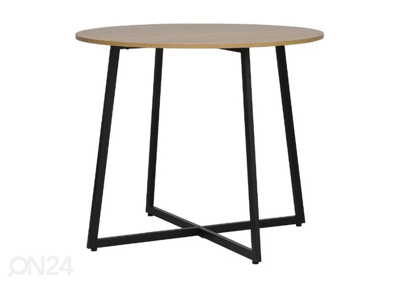 Söögilaud Ø 90 cm suurendatud