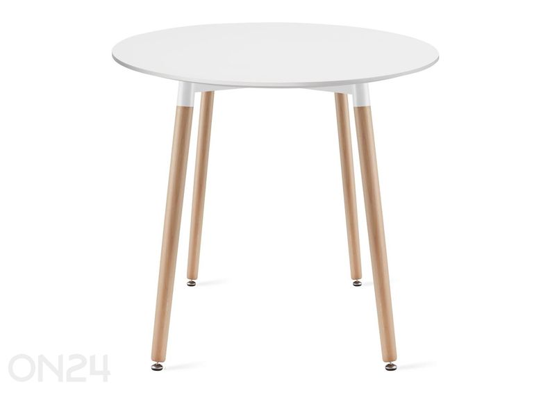 Söögilaud Ø80 cm suurendatud