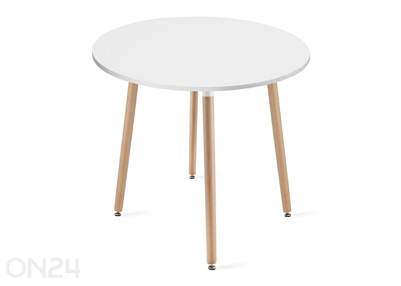 Söögilaud Ø80 cm suurendatud