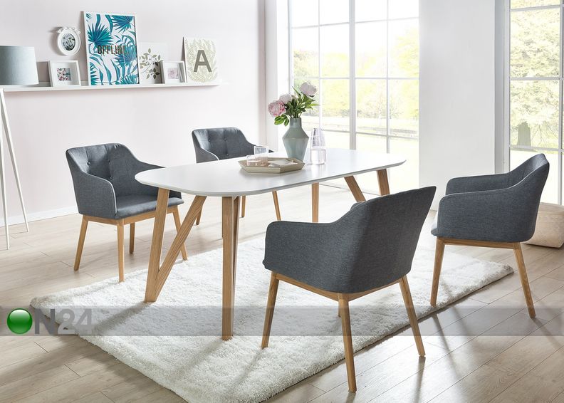 Söögilaud 90x180 cm suurendatud