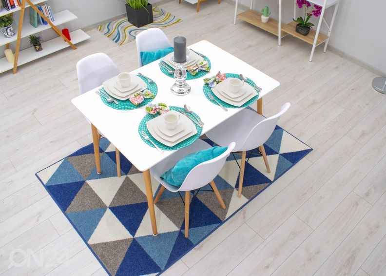 Söögilaud Adria 80x120 cm, valge suurendatud