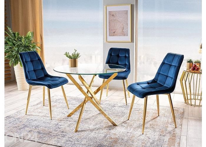 Söögilaud Aegis Ø 90 cm suurendatud