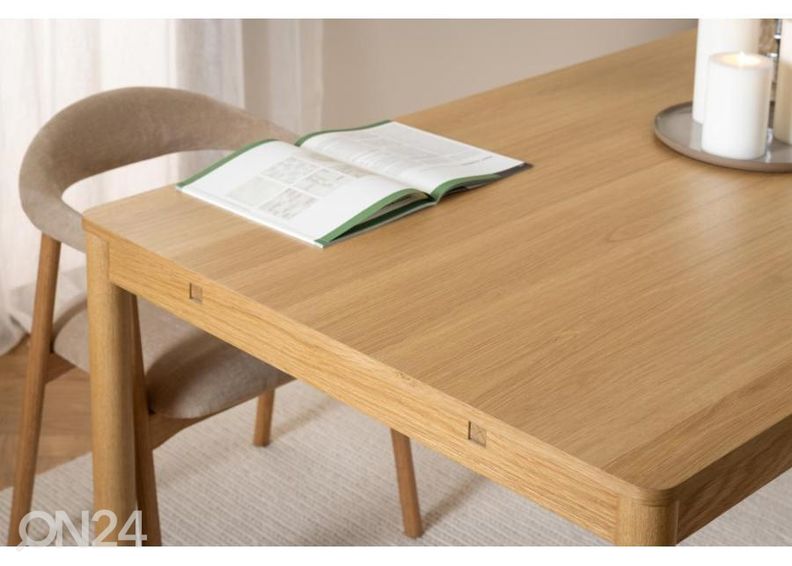 Söögilaud Assens 100x200 cm suurendatud