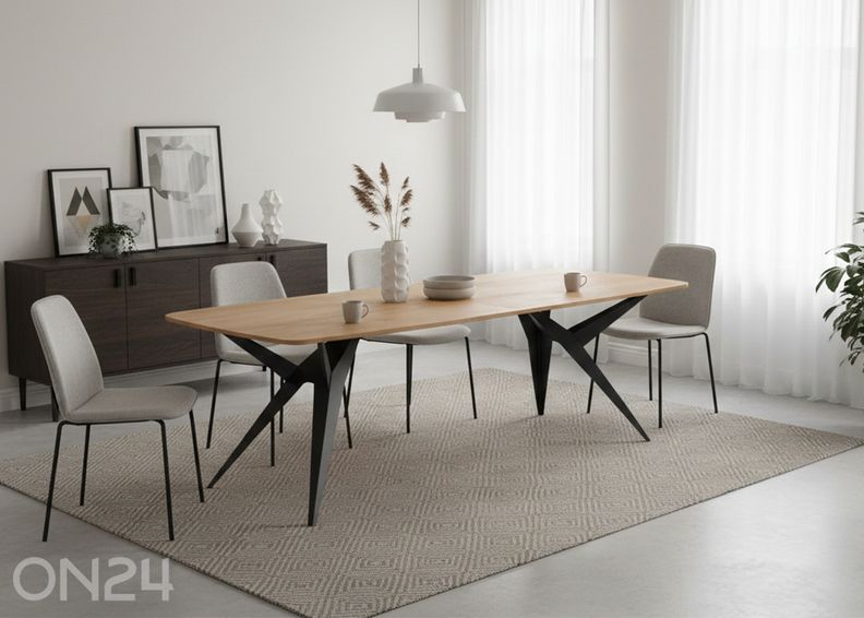 Söögilaud Axis 90-160/236 cm suurendatud