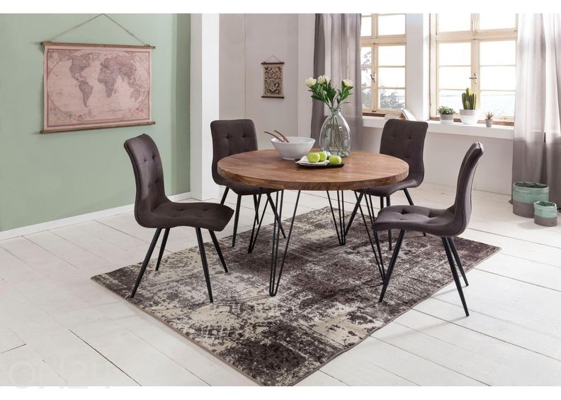 Söögilaud Bagli Ø 120 cm suurendatud