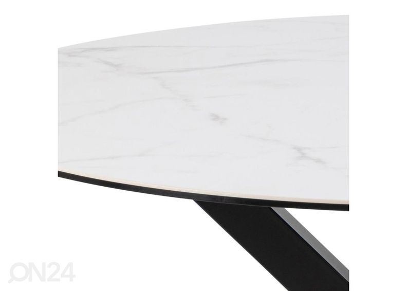 Söögilaud Beira Ø 119 cm suurendatud