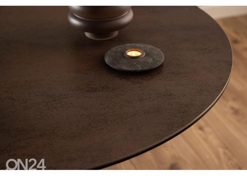 Söögilaud Beira Ø 119 cm suurendatud