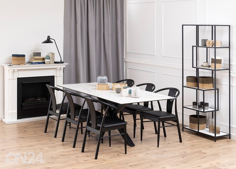 Söögilaud Beira 100x200 cm suurendatud