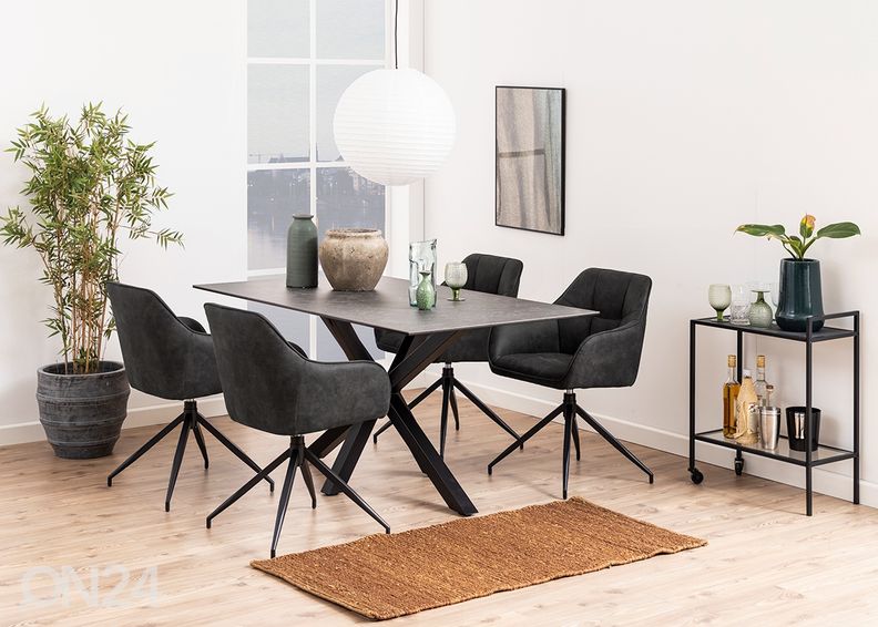 Söögilaud Beira 90x160 cm suurendatud