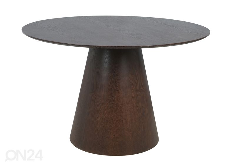 Söögilaud Birmingham Ø120 cm suurendatud