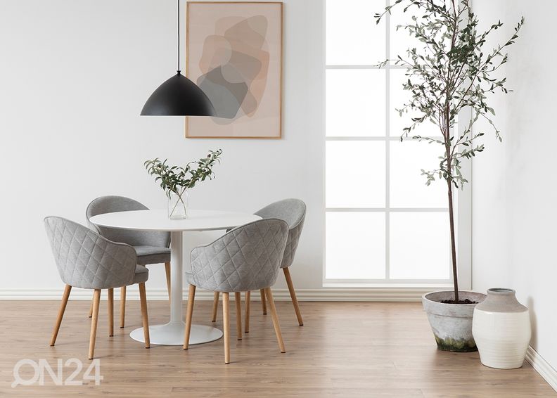 Söögilaud Bostosn Ø 110 cm suurendatud