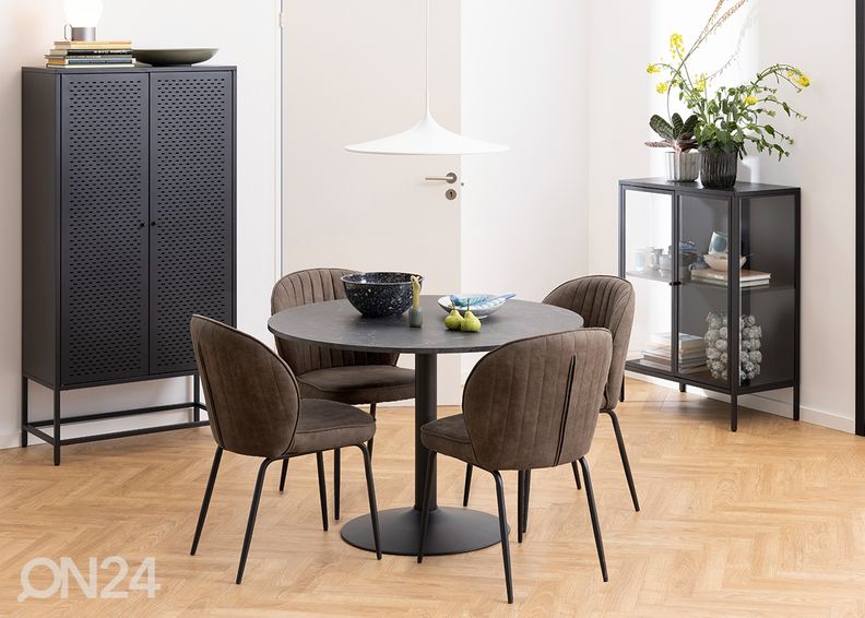 Söögilaud Bostosn Ø110 cm suurendatud