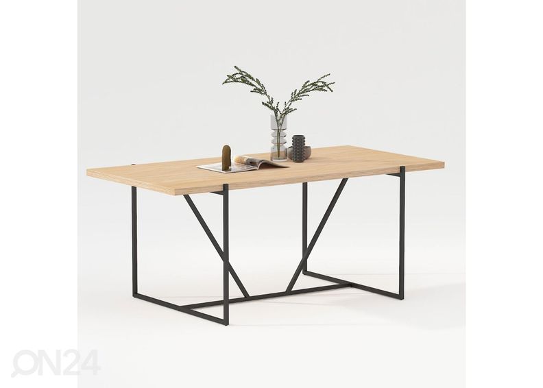 Söögilaud Cindy 90x160 cm suurendatud