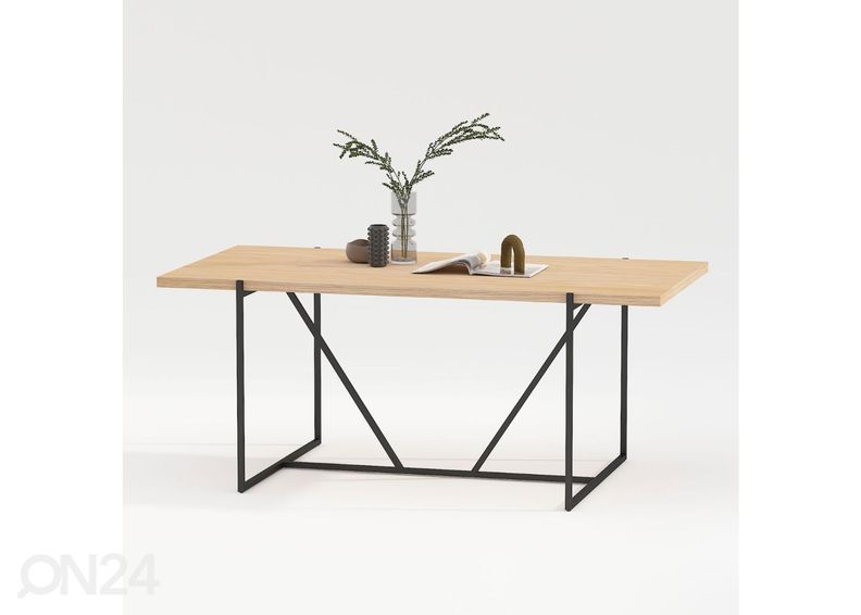 Söögilaud Cindy 90x160 cm suurendatud