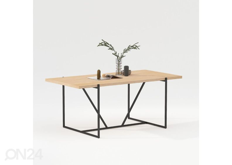 Söögilaud Cindy 90x180 cm suurendatud