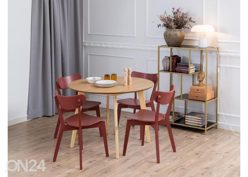 Söögilaud Concord Ø105 cm suurendatud