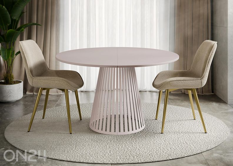 Söögilaud Cone 120x120-196 cm suurendatud