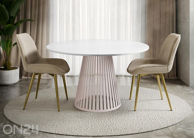 Söögilaud Cone 120x120-196 cm suurendatud