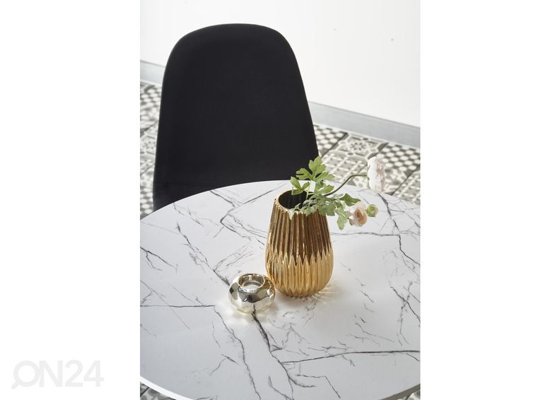 Söögilaud Denver Ø 80 cm suurendatud